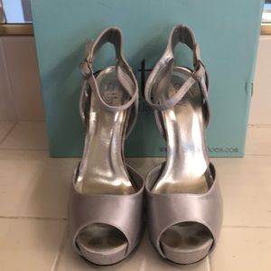 Silver Cathy Jean High Heels